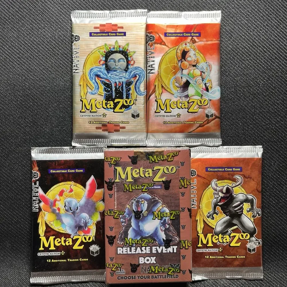 Metazoo Native 1st Edition Release Deck Box + 4 Big Box Pack Lot Sealed